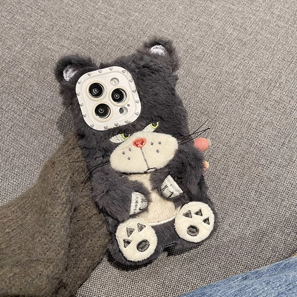 Cute Cat IPhone Case - Plush - Experience The Allure - Image 5