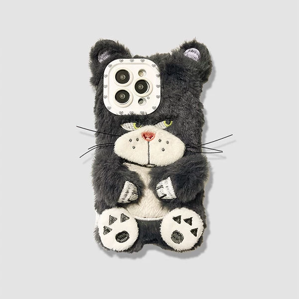 Cute Cat IPhone Case - Plush - Experience The Allure