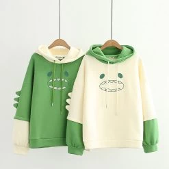 Cartoon Monster Warm Hoodie