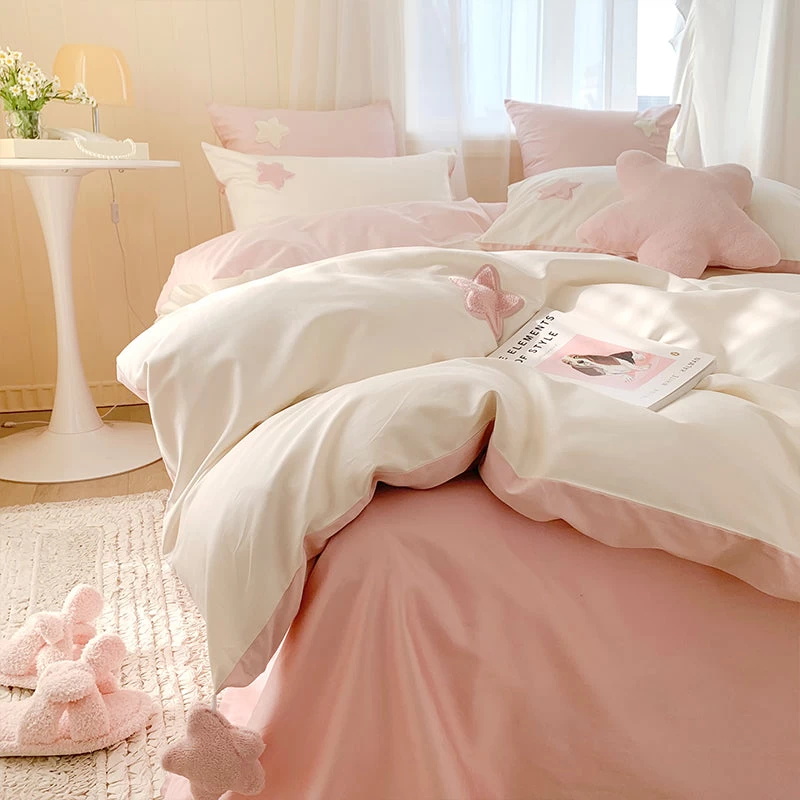 Cute Stars Cotton Bedding Set - Image 10
