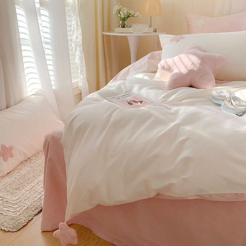 Cute Stars Cotton Bedding Set - Image 13