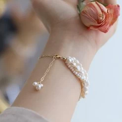 Multi-layered Pearl Bracelet