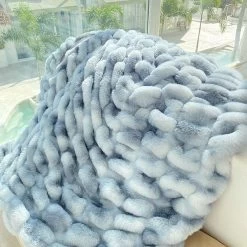 Knitted Warm Blanket