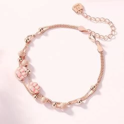 Pretty Cat Claw Silver Bracelet