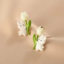 Tulip Bunny Earrings