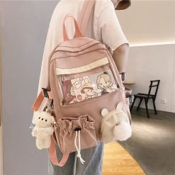 3D Cartoon Bunny School Backpack