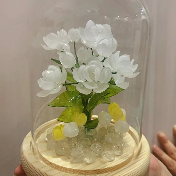 Glass Dome Jasmine Night Light - Image 2