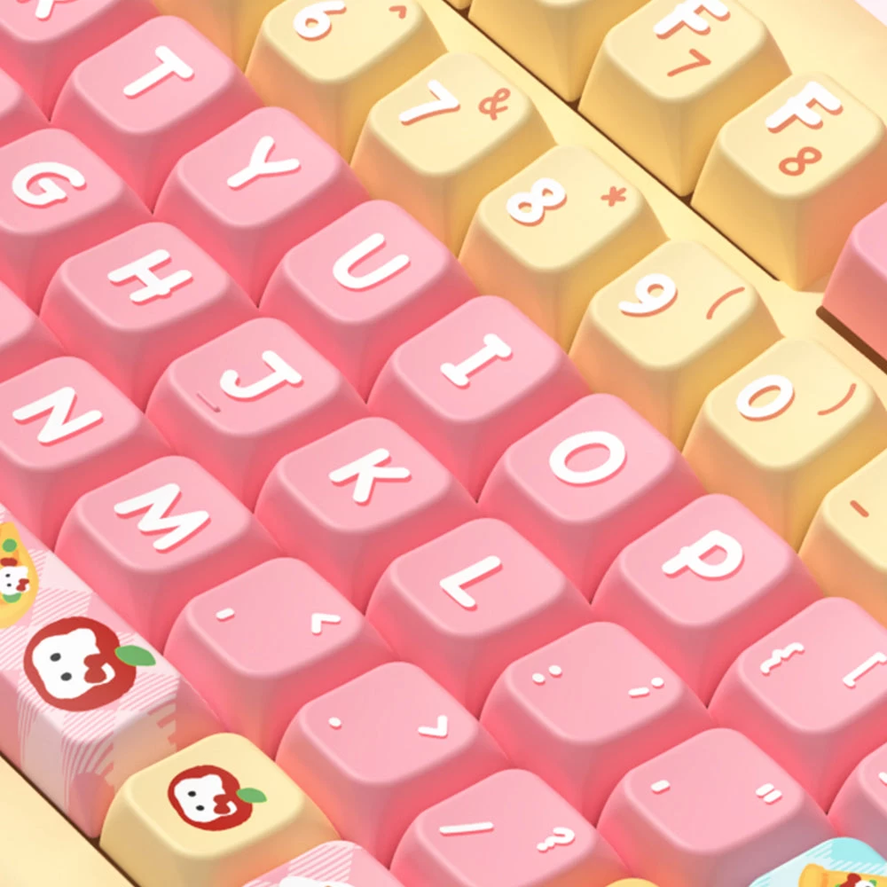 Cute Kitty Puppy Toast Keycap Set - Image 4