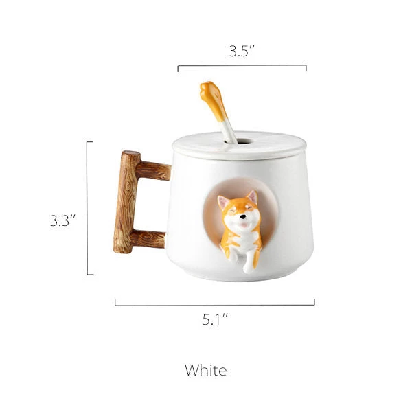 Cute Shiba Inu Drink Mug - Image 5