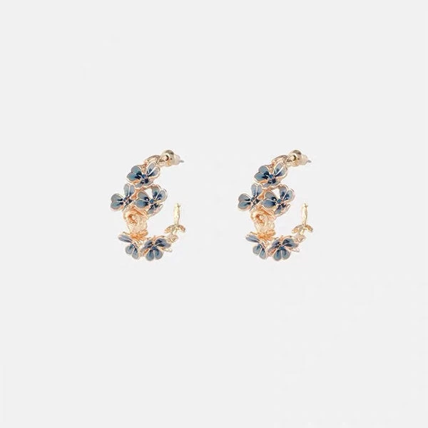 Iris Flower Earrings - Image 6