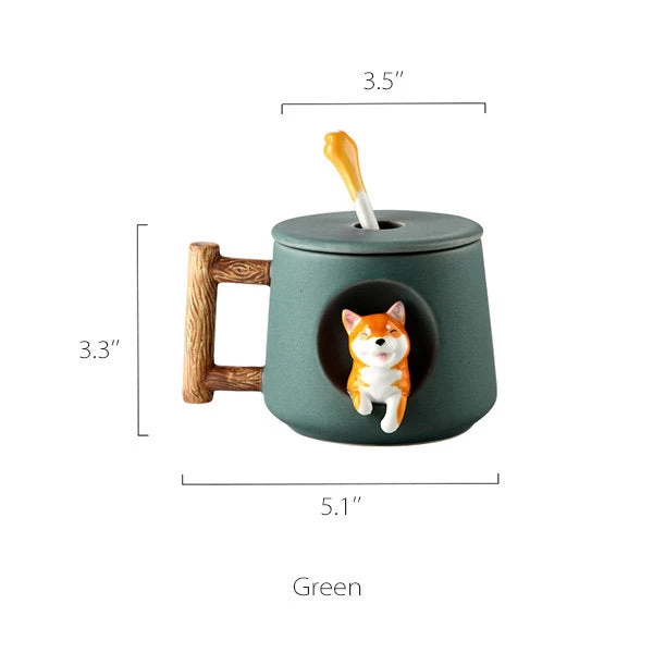 Cute Shiba Inu Drink Mug - Image 7