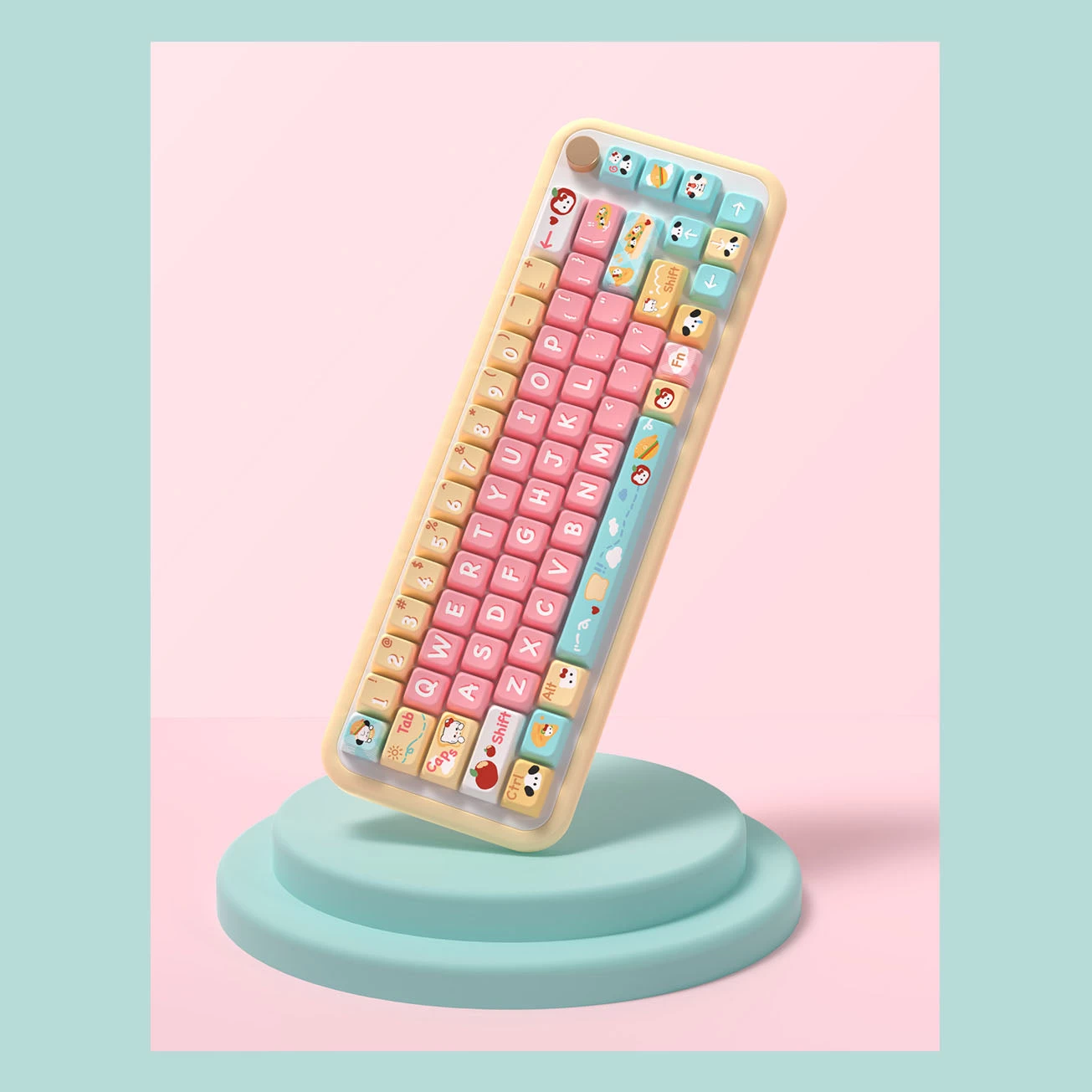 Cute Kitty Puppy Toast Keycap Set - Image 7