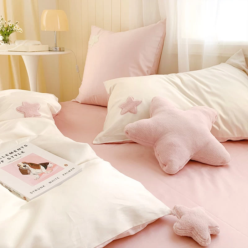 Cute Stars Cotton Bedding Set - Image 8