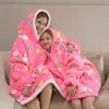 Cute Rainbow Unicorn Oversize Pajamas Hoodies