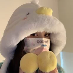 Lovely Cartoon Duck Plush Hat