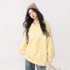 Vintage Casual Loose Round Neck Letter Sweater