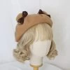 Cute Bear Ear Bowknot Beret Hat