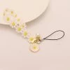 Daisy Embroidery Keychain