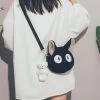 Animal Head Plush Messenger Bag