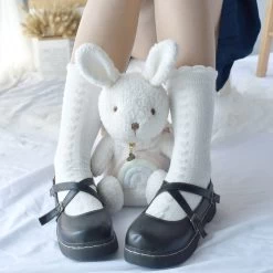Lolita Basic School Girl Over The Ankle Socks