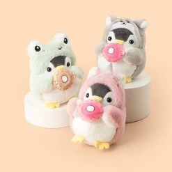 Kawaii Penguin With Hat Keychain