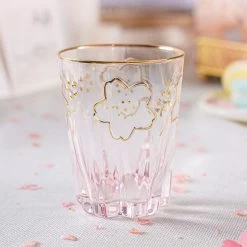 Cherry Blossom Glass Cup