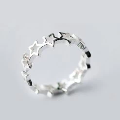 Classic Mini Stars Silver Ring