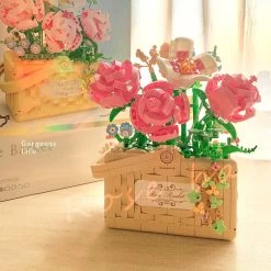 Flowers Basket Building Block- DOLLIEFAE