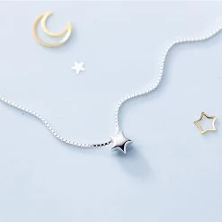 Little Star Pendant Silver Necklace