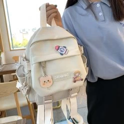 Cute Small Backpack With Pockets