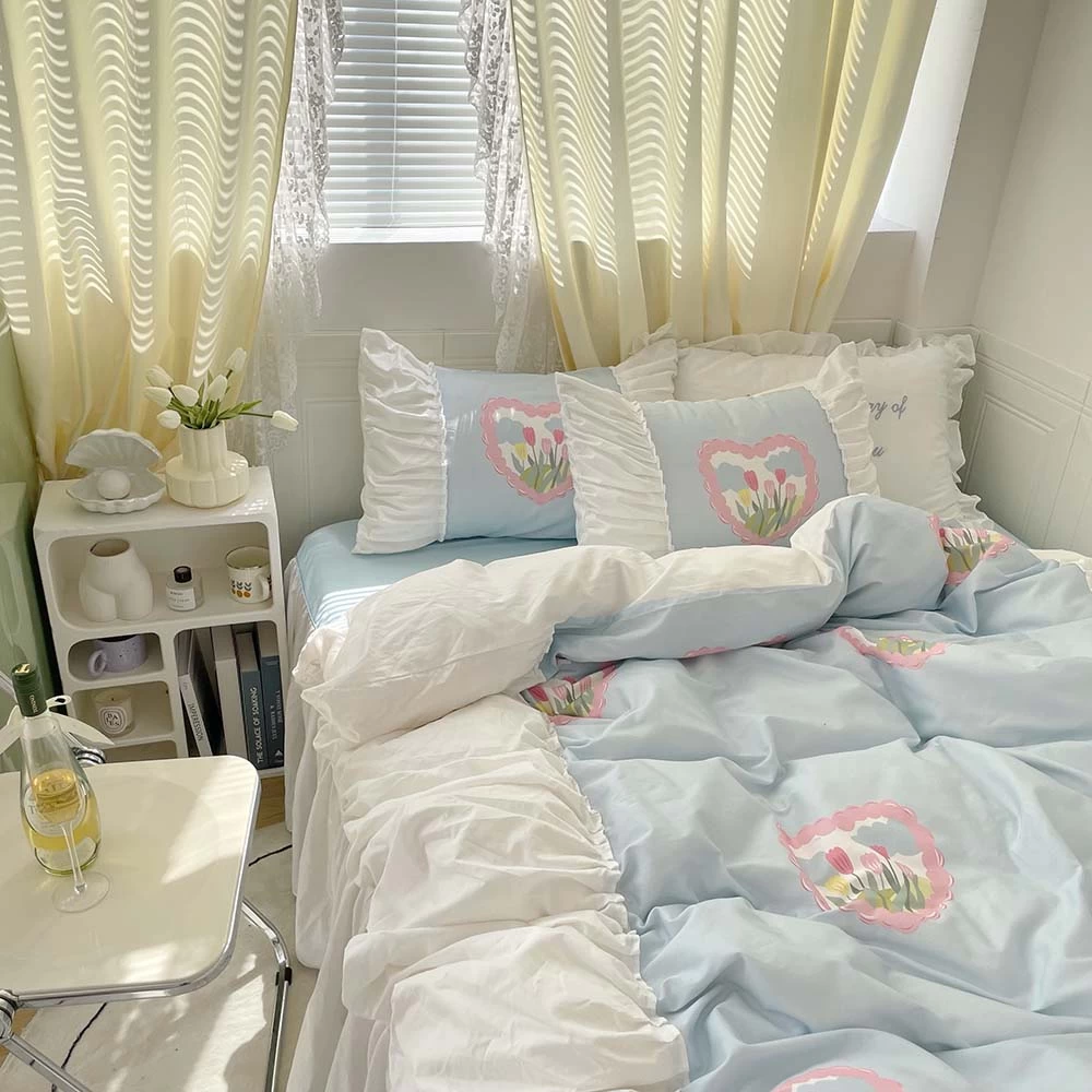 Pastel Color Tulip Bedding Set - Image 3