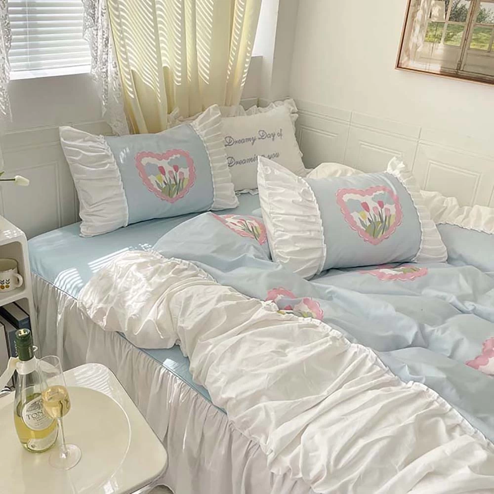 Pastel Color Tulip Bedding Set - Image 11