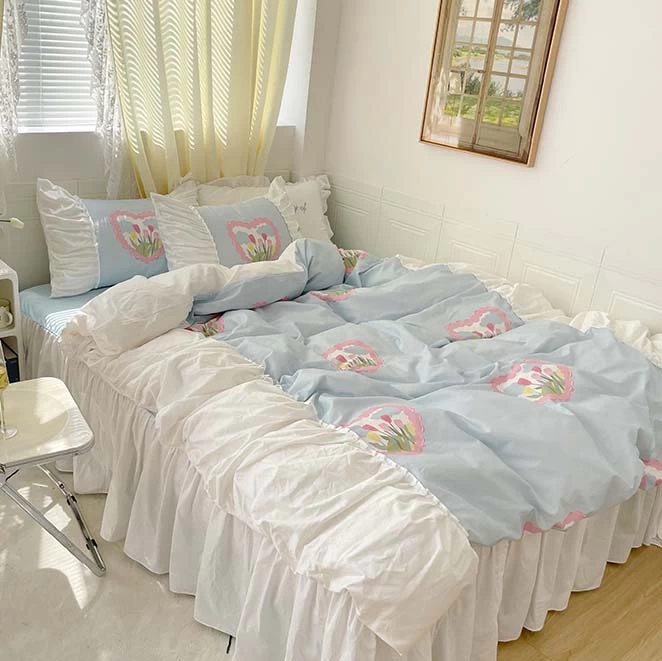 Pastel Color Tulip Bedding Set - Image 12