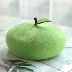 Creative Green Apple Beret