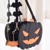 Halloween Vibes Large Capacity Pumpkin Shoulder Bag
