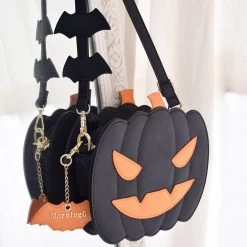 Halloween Vibes Large Capacity Pumpkin Shoulder Bag