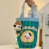 Cartoon Cow Cheese Printed Bag
