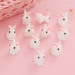 Cute Mini Bunny Decoration 10pcs/set