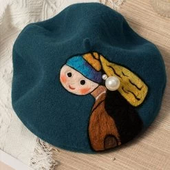 Girl With A Pearl Beret